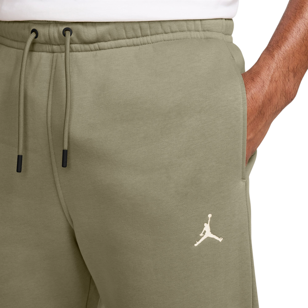 Jordan Brooklyn Fleece Pants - Men's - White/Medium Khaki - Image 3