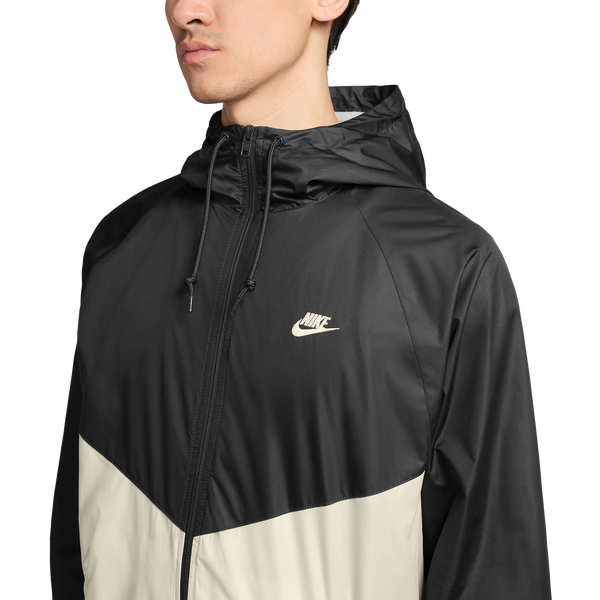 Nike NSW Windrunner Jacket - Men's - Black/Sail/Sail - Image 3