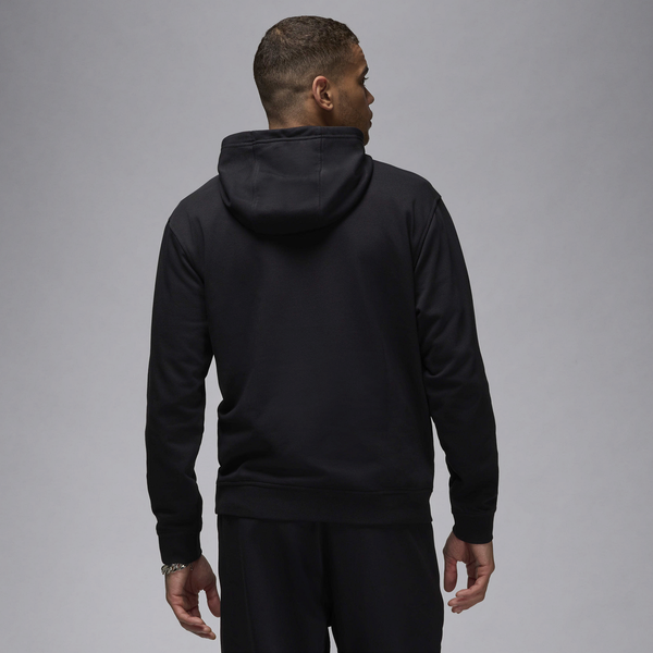 Jordan Dri-FIT Sport Crossover Fleece Pullover - Men's - Black/White - Image 2