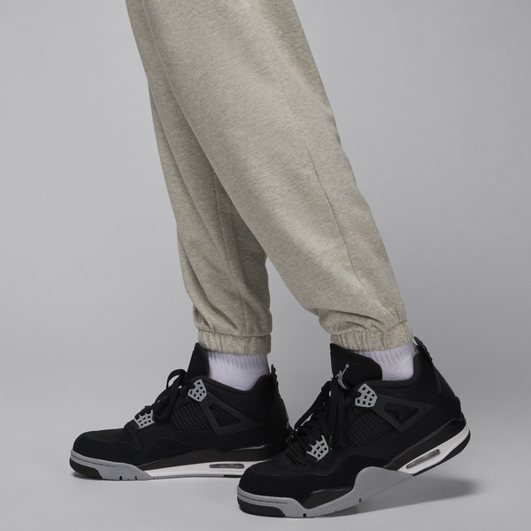Jordan Dri-FIT Sport Crossover Fleece Pants - Men's - Grey Heather/White - Image 4