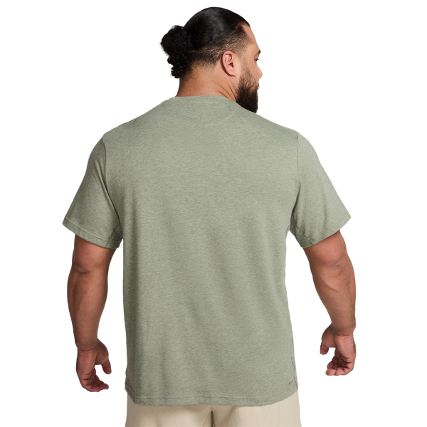 Nike Dri-FIT Primary Statement Short Sleeve T-Shirt - Men's - Heather/Light Army/Light Army - Image 8