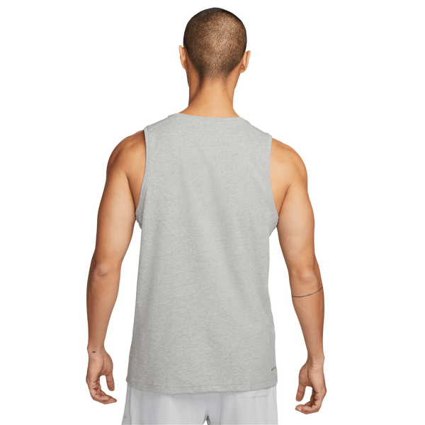 Nike Dri-FIT Primary Statement Tank - Men's - Dk Grey Heather/Heather/Smoke Grey - Image 4