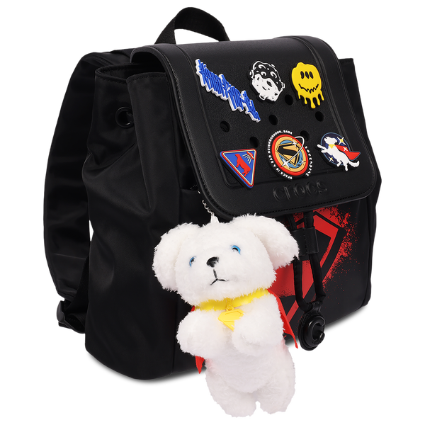 Crocs DC Studios Supergirl x Crocs Mini Backpack - Adult - Black - Image 3