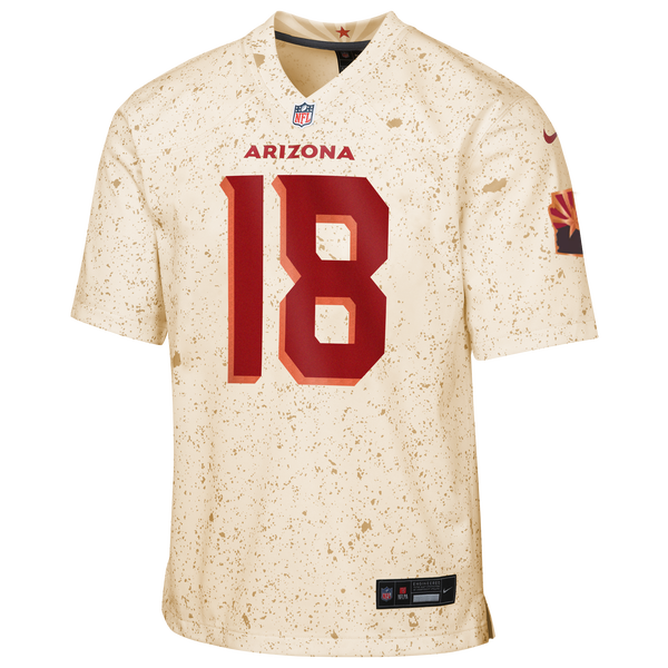 Nike Cardinals Rival MH18 Game Jersey - Boys' Grade School - Beige - Image 2