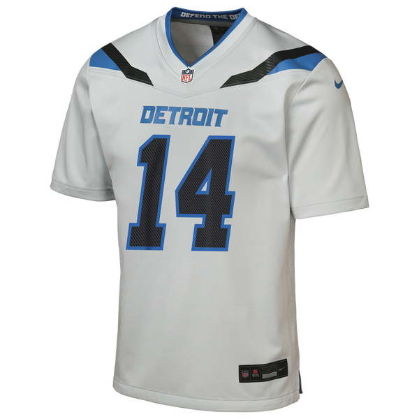 Nike Lions NFL Rival AB14 Game Jersey - Boys' Grade School - Silver - Image 2