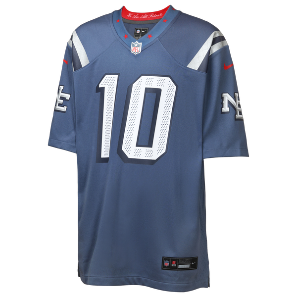 Nike Patriots NFL Rival Game Jersey - Boys' Grade School - Blue - Image 2