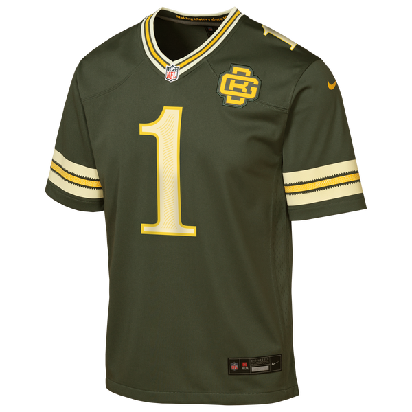 Nike Packers NFL Rival Game Jersey - Boys' Grade School - Green - Image 2