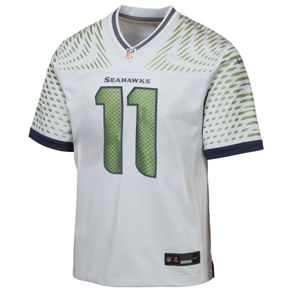 Nike Seahawks NFL Rival JS11 Game Jersey - Boys' Grade School - Gray - Image 2
