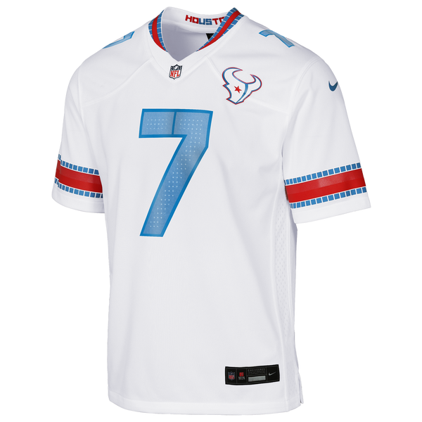 Nike Texans NFL Rival Game Jersey - Boys' Grade School - White - Image 2