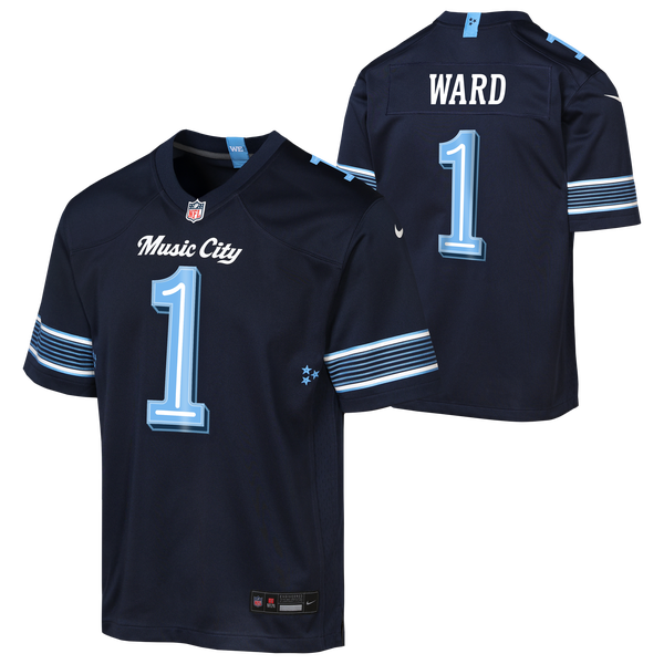 Nike Titans NFL Rival Game Jersey - Boys' Grade School - Navy