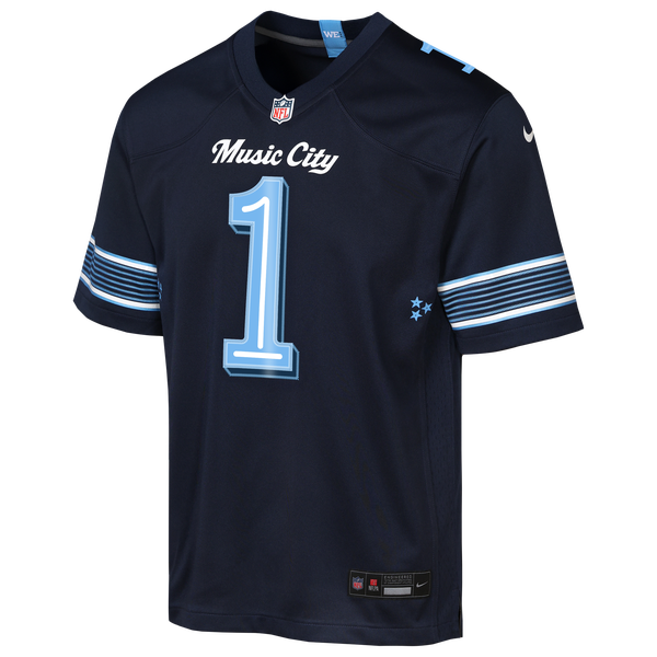 Nike Titans NFL Rival Game Jersey - Boys' Grade School - Navy - Image 2