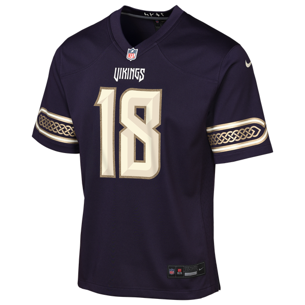 Nike Vikings NFL Rival Game Jersey - Boys' Grade School - Purple - Image 2