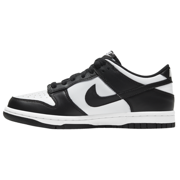 Nike Dunk Low - Boys' Grade School - White/Black - Image 2