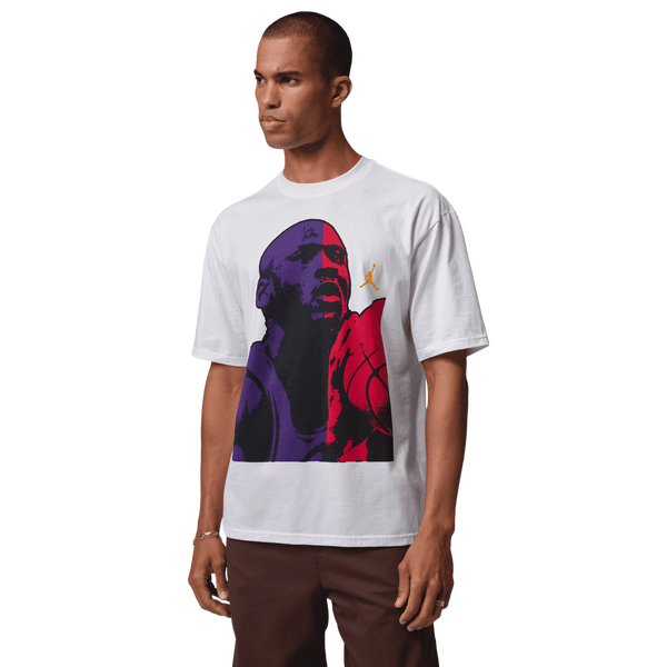 Jordan MJ Statement 1985 Short Sleeve Crew - Men's - White