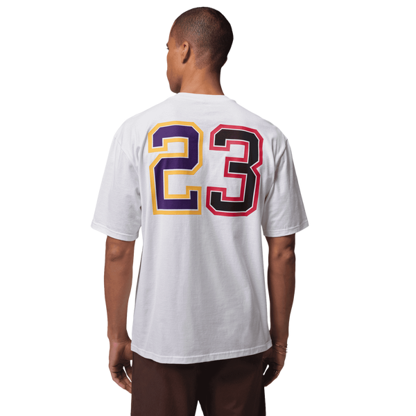 Jordan MJ Statement 1985 Short Sleeve Crew - Men's - White - Image 2