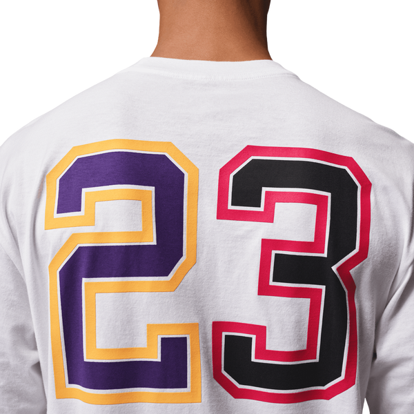 Jordan MJ Statement 1985 Short Sleeve Crew - Men's - White - Image 4