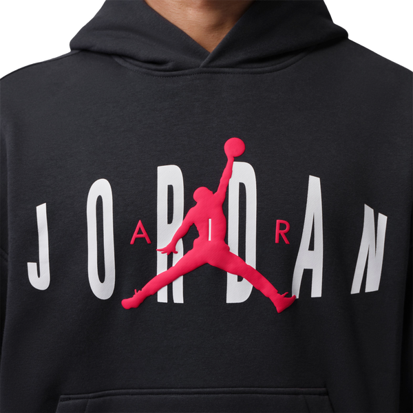 Jordan Brooklyn GFX Oversized Pullover Hoodie - Men's - Black - Image 4
