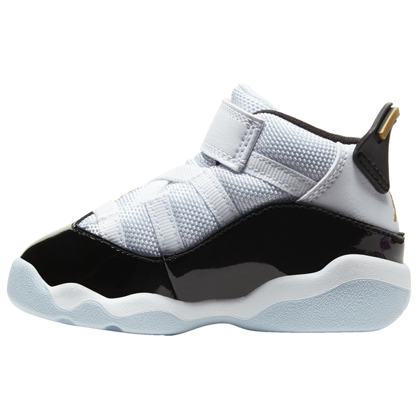 Jordan 6 Rings - Boys' Toddler - White/Metallic Gold/Black - Image 2
