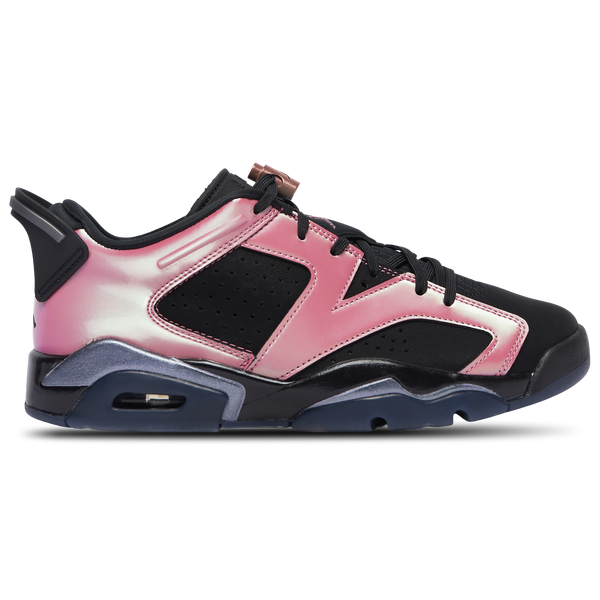Jordan Air Jordan 6 Retro Low - Women's - Black/Desert Berry/Metallic Silver