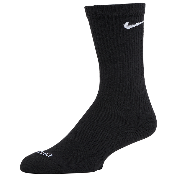 Nike 3 Pack Dri-FIT Plus Crew Socks - Men's - Grey/Black - Image 2
