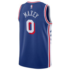 Nike NBA 76ers Swingman Icon Edition Jersey - Men's - Blue