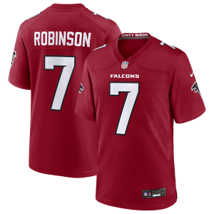 Nike Bijan Robinson Falcons Game Jersey - Men's - Gym Red