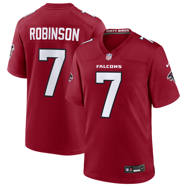 Nike Bijan Robinson Falcons Game Jersey - Men's - Gym Red