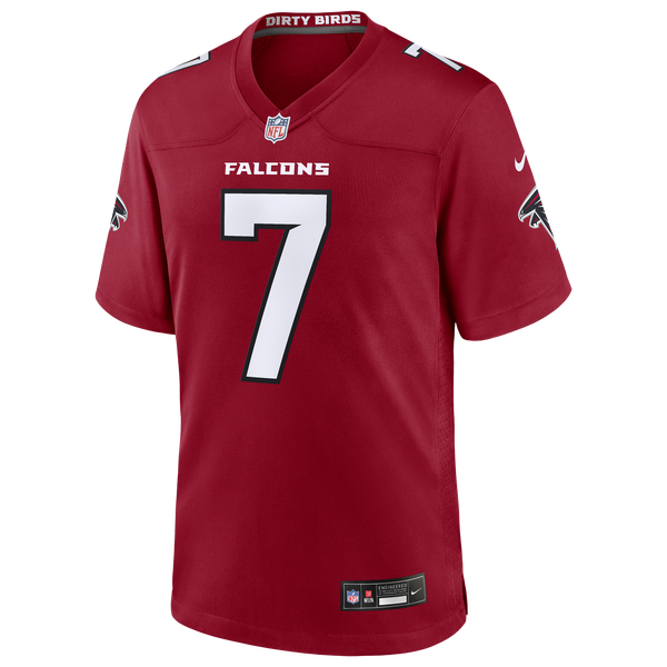 Nike Bijan Robinson Falcons Game Jersey - Men's - Gym Red - Image 2