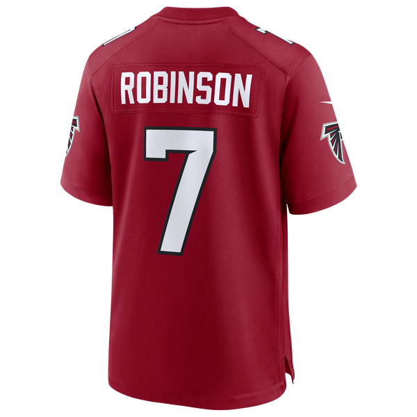 Nike Bijan Robinson Falcons Game Jersey - Men's - Gym Red - Image 3