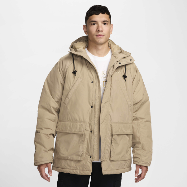 Nike Club TF Parka - Men's - Khaki/Black/Khaki - Image 2