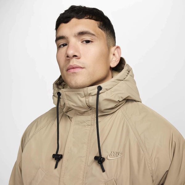Nike Club TF Parka - Men's - Khaki/Black/Khaki - Image 4