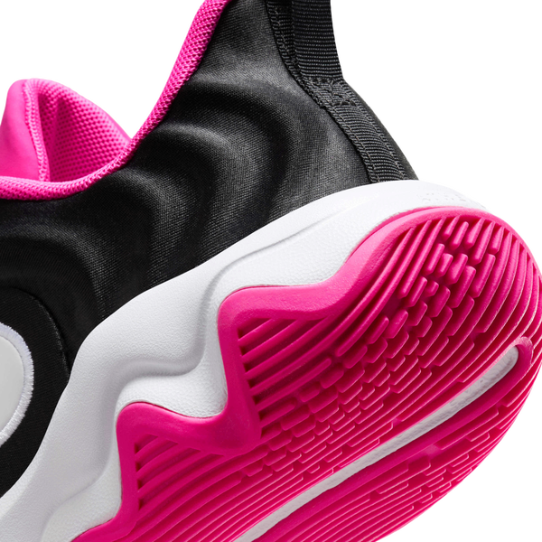 Nike Giannis Immortality 4 - Boys' Grade School - White/Black/Laser Fuchsia - Image 8