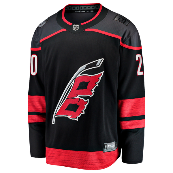 Fanatics NHL Carolina Hurricanes Breakaway Home Jersey - Men's - Black - Image 2