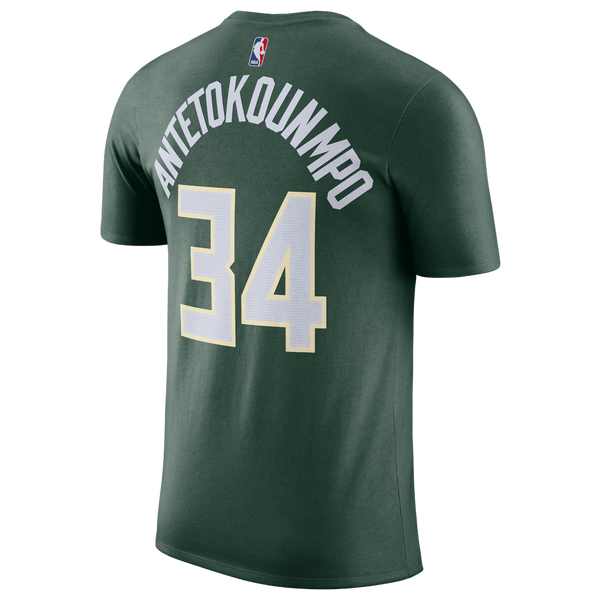 Nike Bucks Name & Number T-Shirt - Men's - Hunter Green - Image 3