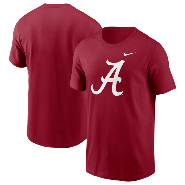 Nike Alabama Primetime Evergreen Logo T-Shirt - Men's - Crimson