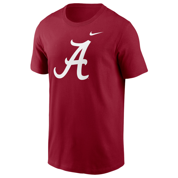 Nike Alabama Primetime Evergreen Logo T-Shirt - Men's - Crimson - Image 2
