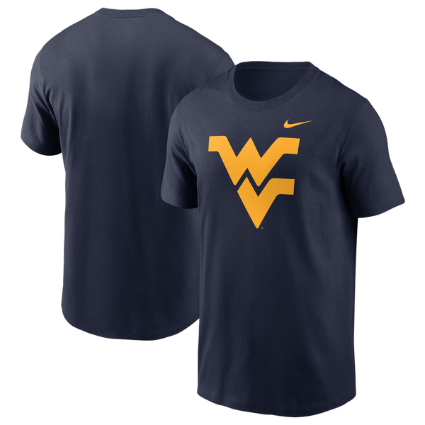 Nike West Virginia Primetime Evergreen Logo T-Shirt - Men's - Navy
