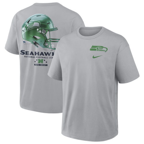 Nike Seahawks Rival Short Sleeve T-Shirt - Men's - Grey