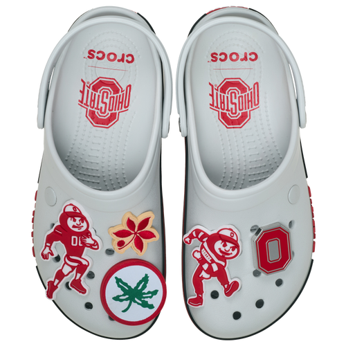 Crocs Collegiate Clogs - Grey/Red