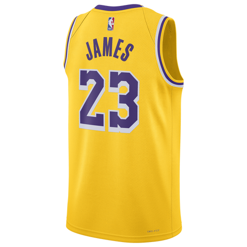 Nike NBA Lakers Swingman Icon Edition Jersey - Yellow/Purple
